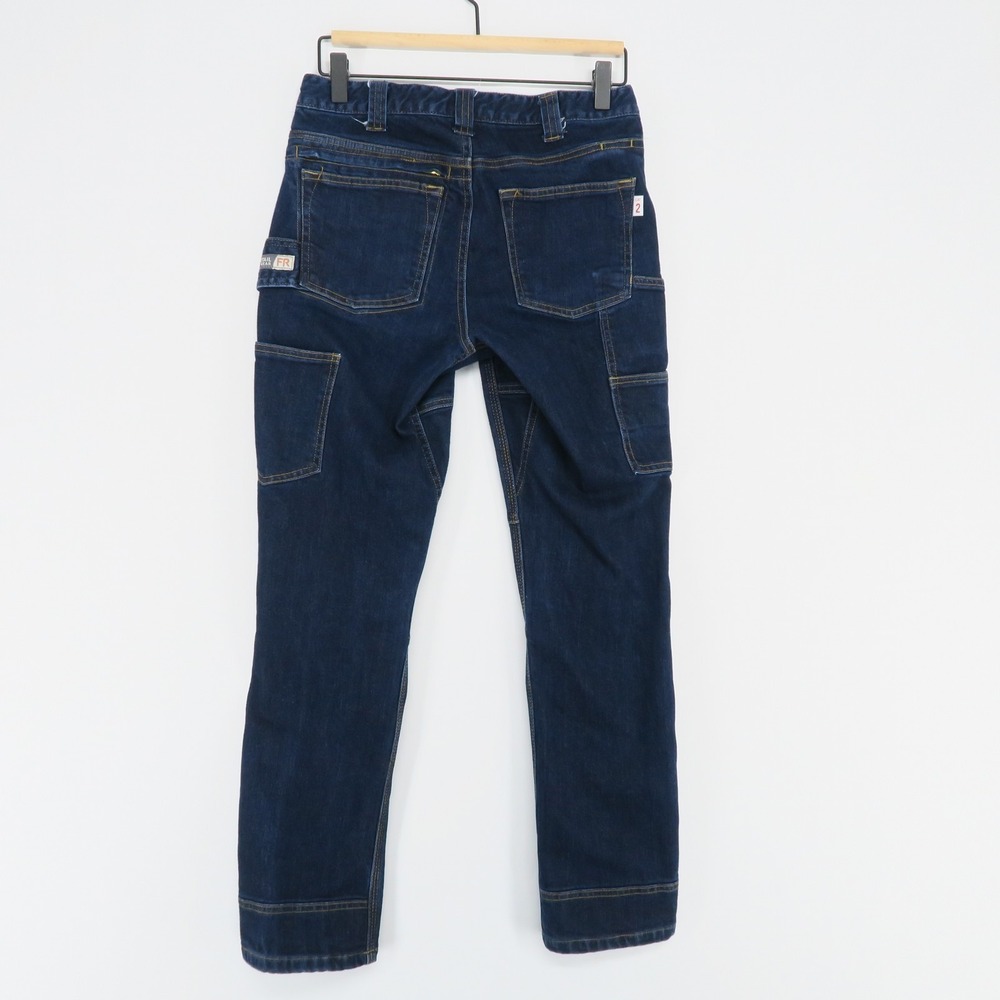 Dovetail Utility Jeans Womens 4/30 Blue FR Flame Resistant Utility Double Knee - Picture 3 of 13